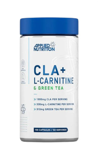 Applied Nutrition CLA + L-karnitiin ja roheline tee – 100 kapslit