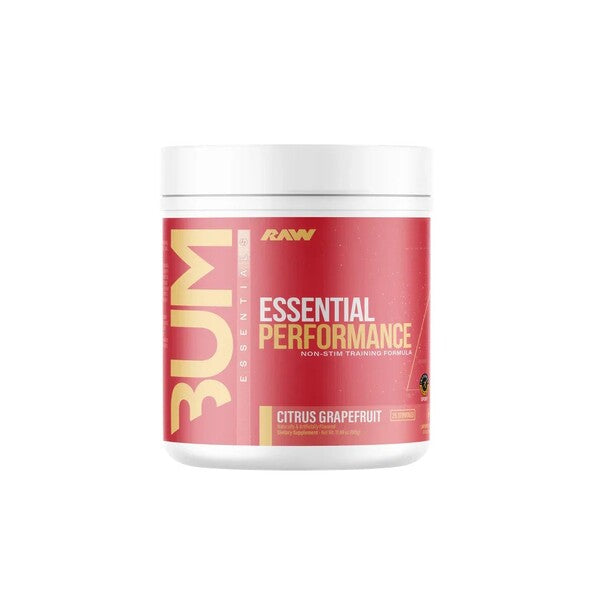 Raw Nutrition Bum Essential Performance, tsitruselise greibi maitsega – 615 g