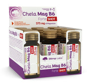 Olimp Nutrition Chela Mag B6 Forte Shot, apelsinimaitseline – 9 x 25 ml.