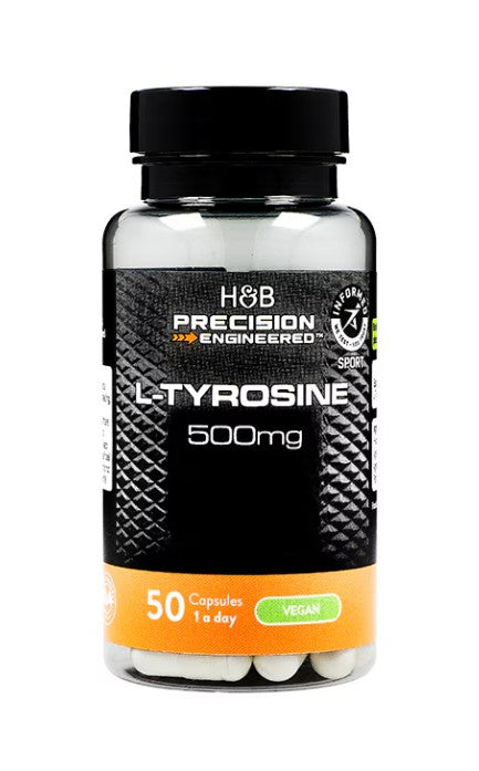 Holland & Barretti täpselt konstrueeritud L-türosiin, 500 mg – 50 kapslit