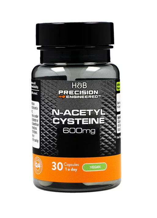 Holland & Barretti täpselt formuleeritud N-atsetüültsüsteiin, 600 mg – 30 kapslit