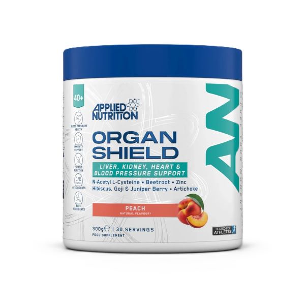 Applied Nutrition Agewell 40+ Organ Shield, virsikumaitseline, 300 g
