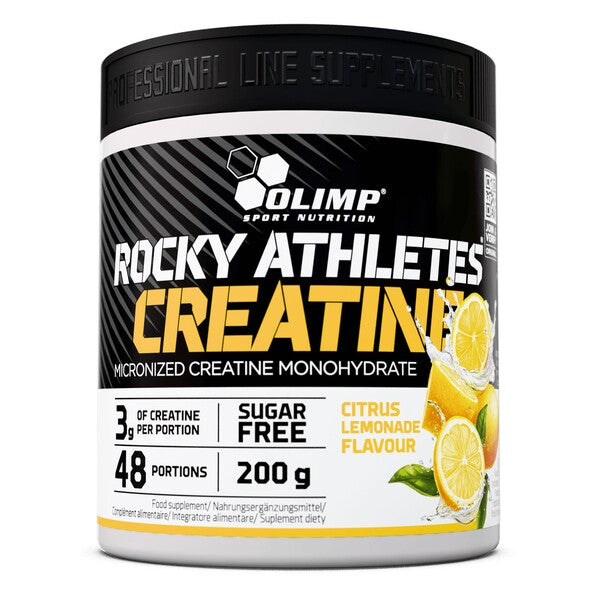 Olimp Nutrition Rocky Athletes kreatiin tsitruselise limonaadi maitsega, 200 g