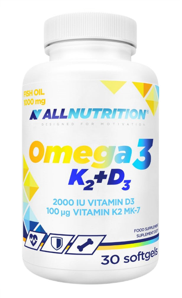 Allnutrition Omega 3, K2+D3 – 30 kapslit