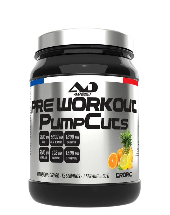 Addict Sport Nutrition Pump Cuts Protein enne trenni, troopiline – 360 g