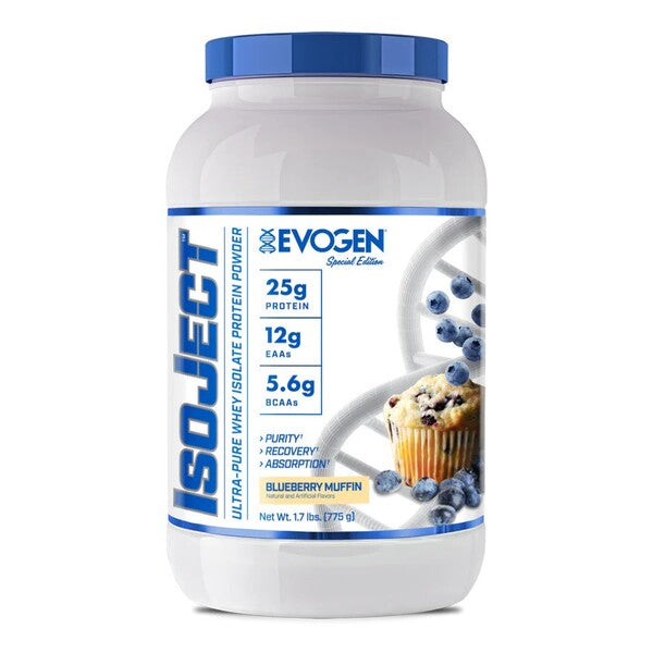 Evogen IsoJect, mustikamuffin – 775 g