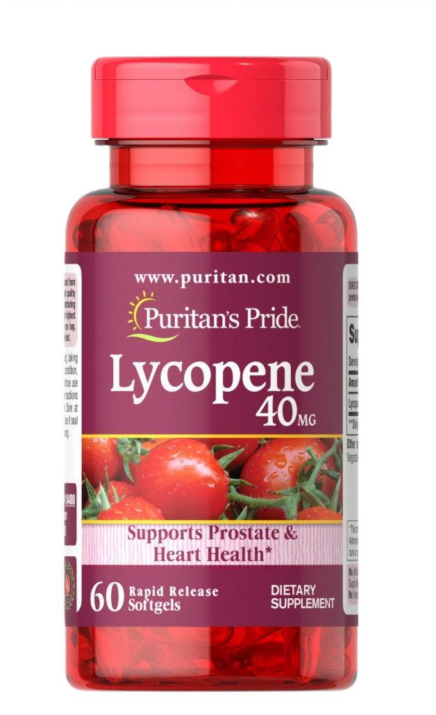 Puritan's Pride lükopeen, 40 mg – 60 kapslit
