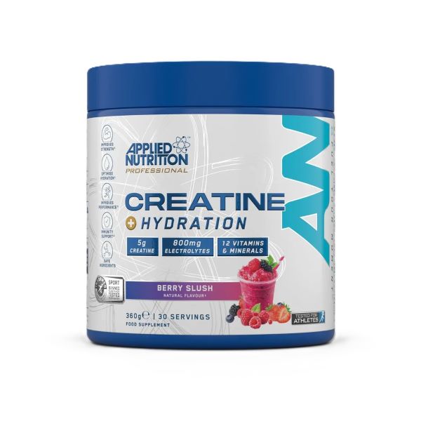 Applied Nutrition kreatiin + hüdratatsioon, marjajook - 360 g