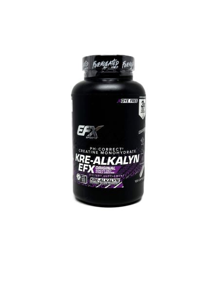 EFX Sports Kre-Alkalyn EFX (läbipaistvad kapslid) – 120 kapslit