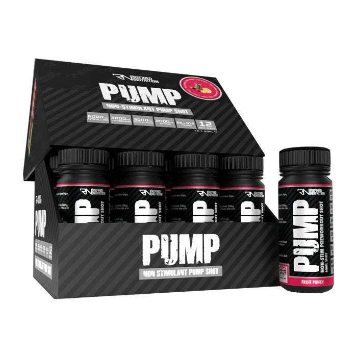 Refined Nutrition Pump stimulantideta annus puuviljapuntsiga – 12 x 60 ml.