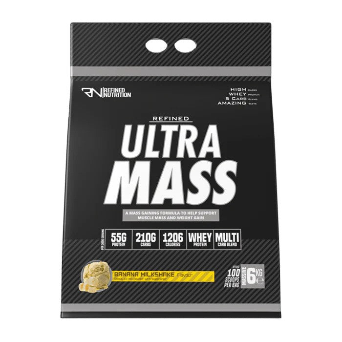 Refined Nutrition Ultra Mass, banaanipiimakokteil – 6000 g