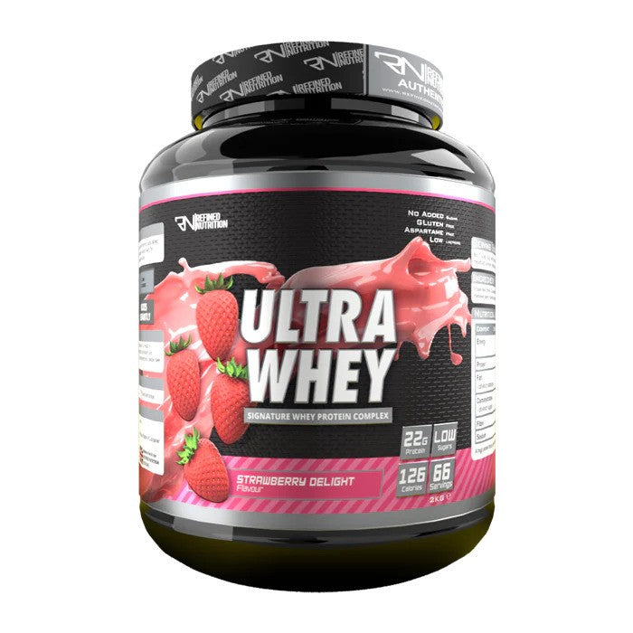 Rafined Nutrition Ultra vadakuvalgu pulber, maasikamaitseline – 2000 g