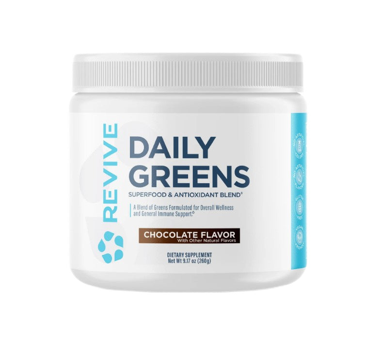 Revive Daily Greens šokolaadipulber – 260 g