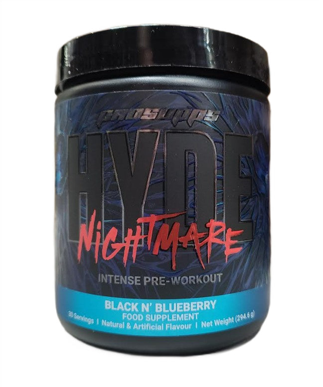 ProSupps Hyde Nightmare, mustika- ja marjamaitseline – 295 g