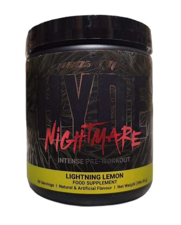 ProSupps Hyde Nightmare, Välgu maitsega sidrun – 306 g