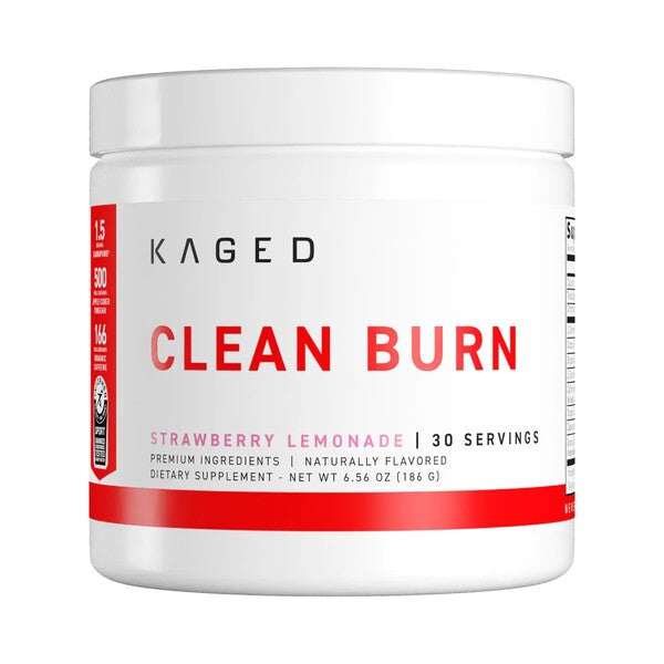 Kaged Muscle Clean Burn pulber, maasika-limonaadi - 186 g