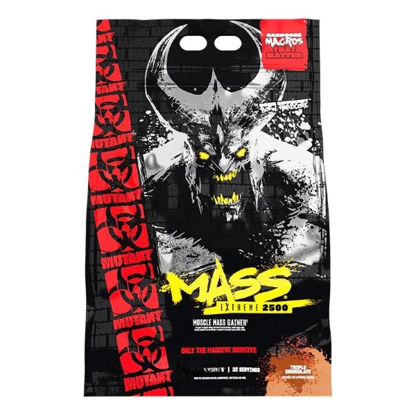 Mutant Mutant Mass Extreme 2500, kolmekordse šokolaadi maitsega – 9070 g
