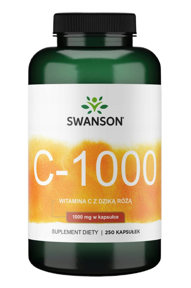 Swanson C-1000 kibuvitsa C-vitamiin, 1000 mg – 250