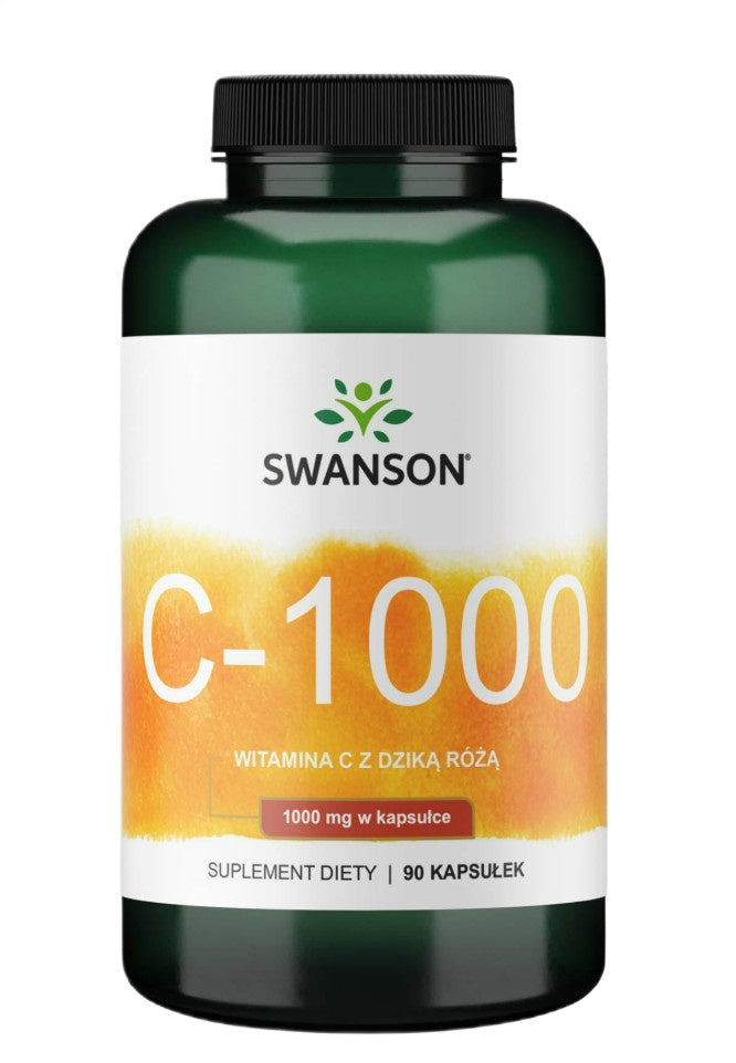 Swanson C-1000 C-vitamiin kibuvitsaga, 1000mg – 90