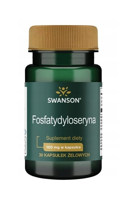 Swanson Fosfatidüülseriin, 100 mg - 30 geeli