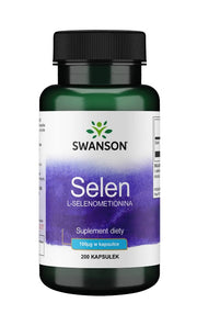 Swanson Seleen L - Selenometioniin, 100 mcg – 200 kapslit