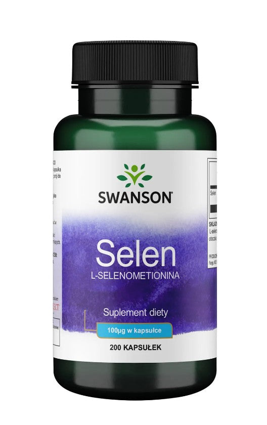 Swanson Seleen L - Selenometioniin, 100 mcg – 200 kapslit
