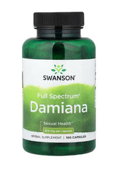 Swanson Damiana, 510 mg – 100 kapslit