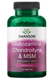Swanson glükoosamiin, kondroitiin ja MSM, 750 mg – 120 tabletti