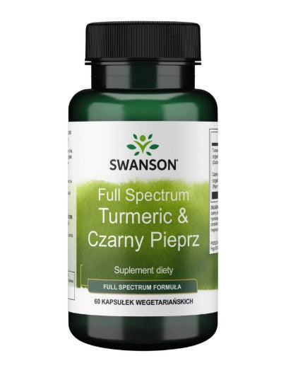 Swanson Turmeric ja must pipar – 60