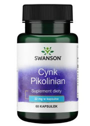 Swanson Tsinkpikolinaat, 22mg – 60
