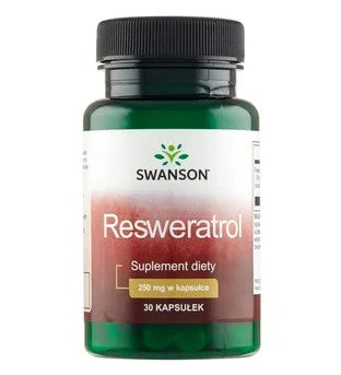 Swanson Resveratrool, 250 mg – 30 kapslit