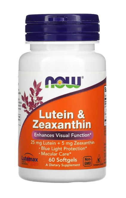 NOW Foods Luteiin ja Zeaksantiin – 60 kapslit
