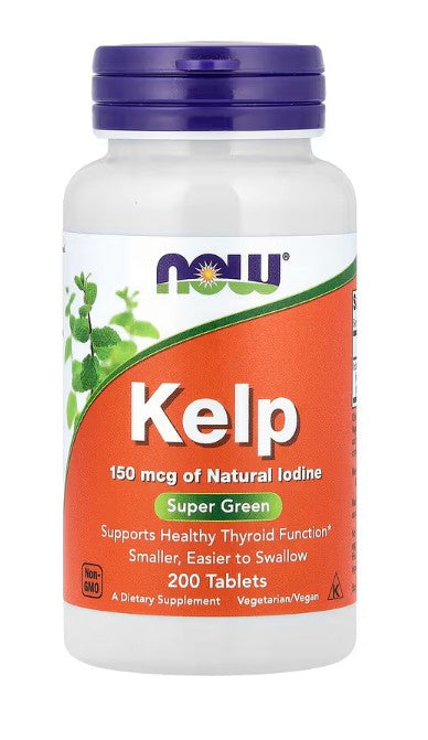 NOW Foods Kelp, 150 µg – 200 tabletti