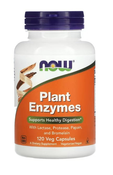 Produkto nuotrauka: NOW Foods Plant Enzymes - 120 kapsulių