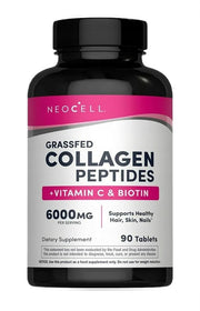 NeoCell rohumaal karjatatavate veiste kollageenipeptiidid + C-vitamiin ja biotiin – 90 tabletti