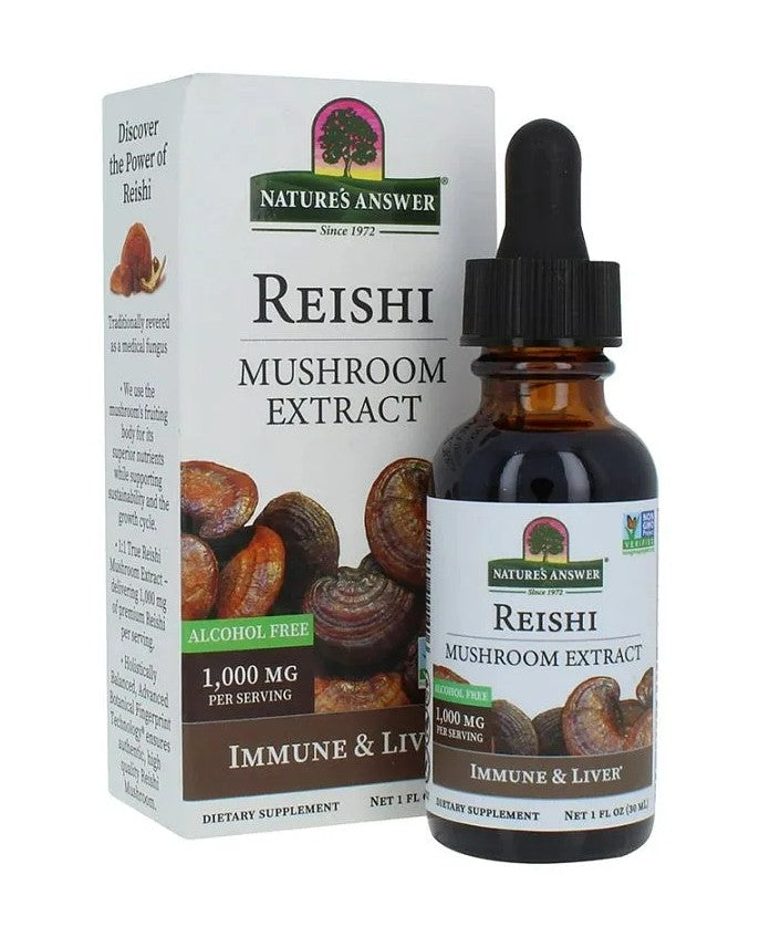 Nature's Answer Reishi seene ekstrakt, 1000 mg - 30 ml.