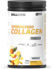 Skill Nutrition hüdrolüüsitud kollageen tüüp I ja III, ananassiga – 660 g