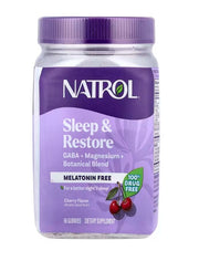 Natrol Sleep & Restore melatoniinivaba, kirsimaitseline – 60 kummikommi