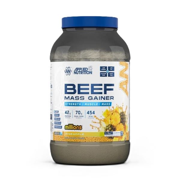 Applied Nutrition Beef Mass Gainer, miljon ananassi – 3130 g