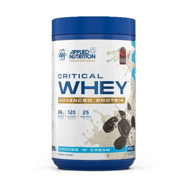 Applied Nutrition Critical Whey valgupulber, küpsis ja koor – 825 g