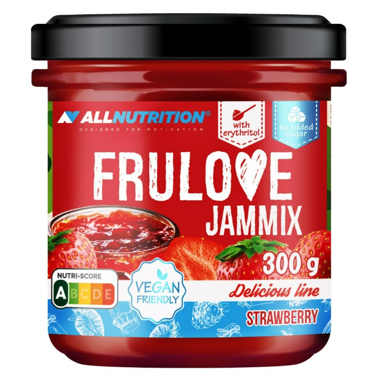 Allnutrition Frulove maasikamoos – 300 g