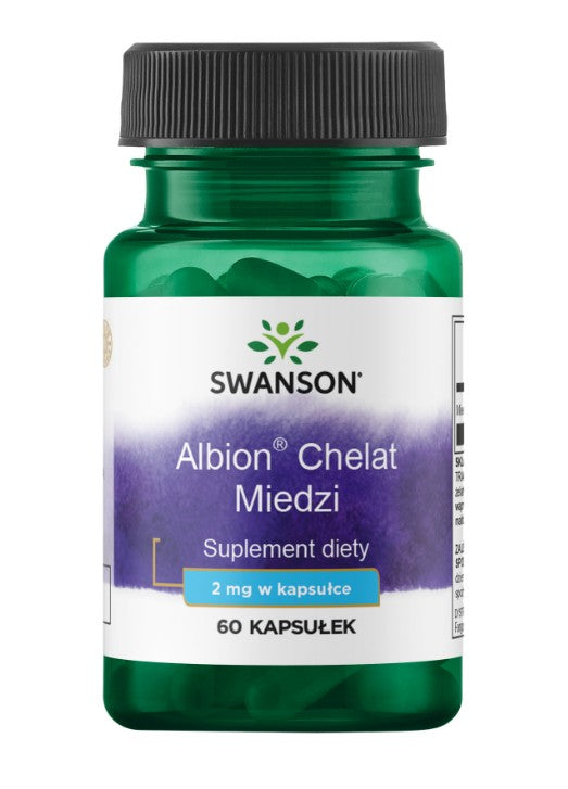 Swanson Albion vaskkelaat, 2 mg – 60 kapslit