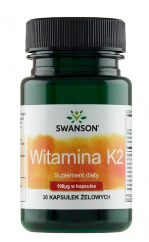 Swanson vitamiin K2, 100 mcg – 30 geeli