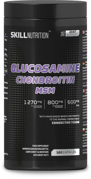 Skill Nutrition Glucosamine and Chondroitin MSM – 180 kapslit