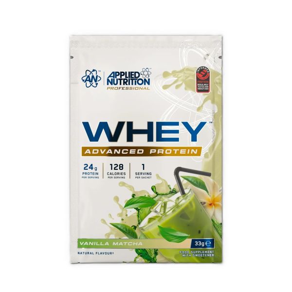 Applied Nutrition Critical Whey valgupulber, vanilje matcha maitse – 33g (1 portsjon)