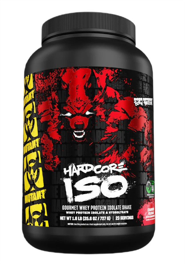 Mutant Hardcore Iso, maasika piimakokteil - 727 g