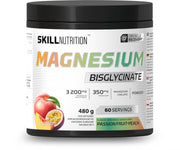 Skill Nutrition magneesiumbisglütsinaadi pulber, kannatuslille ja virsiku maitsega – 480 g