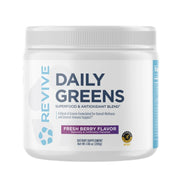Revive Daily Greens pulber, värskete marjade maitsega – 200 g