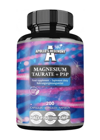 Apollo's Hegemony magneesiumtauraat + P5P – 200 kapslit