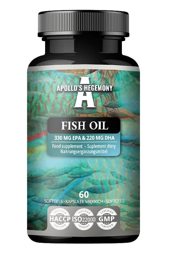Apollo's Hegemony kalaõli, 330 mg EPA ja 220 mg DHA – 60 kapslit